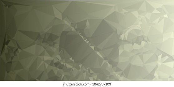 Low polygonal mosaic layout for horizontal banner, label, tag, flyer and abstract web background. Copy space. Vector clip art.