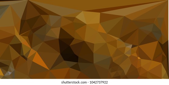 Low polygonal mosaic layout for horizontal banner, label, tag, flyer and abstract web background. Copy space. Vector clip art.