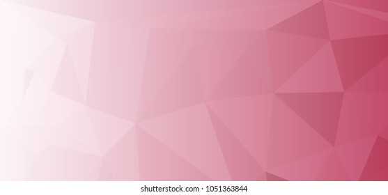 Low polygonal mosaic layout for horizontal banner, label, tag, flyer and abstract web background. Copy space. Vector clip art.