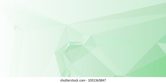 Low polygonal mosaic layout for horizontal banner, label, tag, flyer and abstract web background. Copy space. Vector clip art.