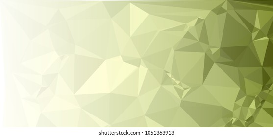 Low polygonal mosaic layout for horizontal banner, label, tag, flyer and abstract web background. Copy space. Vector clip art.