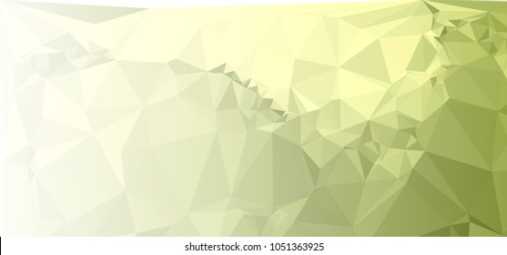 Low polygonal mosaic layout for horizontal banner, label, tag, flyer and abstract web background. Copy space. Vector clip art.