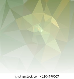 Low polygonal mosaic square layout with transparent corner for banner, label, tag, flyer and abstract web background. Copy space. Vector clip art.