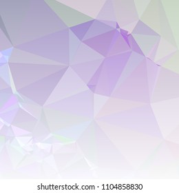 Low polygonal mosaic square layout with transparent bottom for banner, label, tag, flyer and abstract web background. Copy space. Vector clip art.