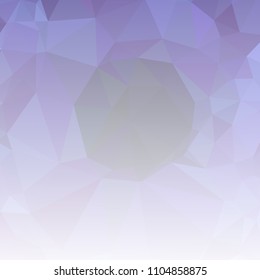 Low polygonal mosaic square layout with transparent bottom for banner, label, tag, flyer and abstract web background. Copy space. Vector clip art.