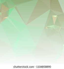 Low polygonal mosaic square layout with transparent bottom for banner, label, tag, flyer and abstract web background. Copy space. Vector clip art.