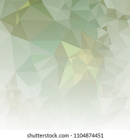 Low polygonal mosaic square layout with transparent bottom for banner, label, tag, flyer and abstract web background. Copy space. Vector clip art.