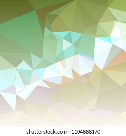 Low polygonal mosaic square layout with transparent bottom for banner, label, tag, flyer and abstract web background. Copy space. Vector clip art.