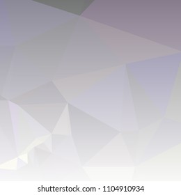 Low polygonal mosaic square layout with transparent bottom for banner, label, tag, flyer and abstract web background. Copy space. Vector clip art.