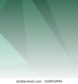 Low polygonal mosaic square layout with transparent bottom for banner, label, tag, flyer and abstract web background. Copy space. Vector clip art.