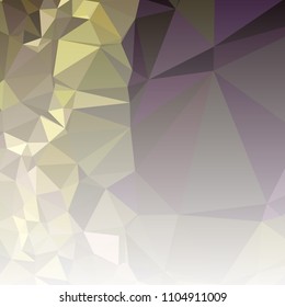 Low polygonal mosaic square layout with transparent bottom for banner, label, tag, flyer and abstract web background. Copy space. Vector clip art.