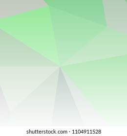 Low polygonal mosaic square layout with transparent bottom for banner, label, tag, flyer and abstract web background. Copy space. Vector clip art.