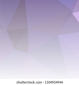 Low polygonal mosaic square layout with transparent bottom for banner, label, tag, flyer and abstract web background. Copy space. Vector clip art.