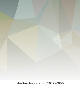 Low polygonal mosaic square layout with transparent bottom for banner, label, tag, flyer and abstract web background. Copy space. Vector clip art.