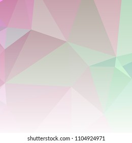 Low polygonal mosaic square layout with transparent bottom for banner, label, tag, flyer and abstract web background. Copy space. Vector clip art.