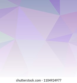 Low polygonal mosaic square layout with transparent bottom for banner, label, tag, flyer and abstract web background. Copy space. Vector clip art.