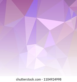 Low polygonal mosaic square layout with transparent bottom for banner, label, tag, flyer and abstract web background. Copy space. Vector clip art.