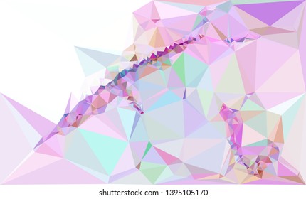 Low polygonal mosaic texture. Abstract pattern