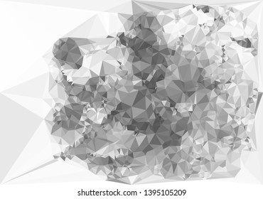 Low polygonal mosaic texture. Abstract pattern