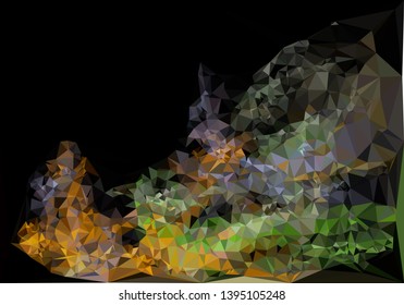 Low polygonal mosaic texture. Abstract pattern