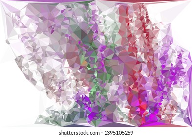 Low polygonal mosaic texture. Abstract pattern