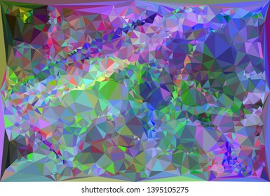 Low polygonal mosaic texture. Abstract pattern