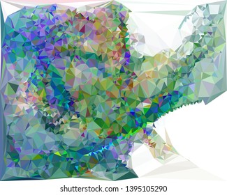 Low polygonal mosaic texture. Abstract pattern