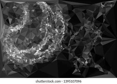 Low polygonal mosaic texture. Abstract pattern