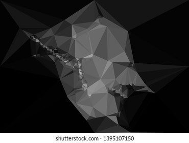 Low polygonal mosaic texture. Abstract pattern
