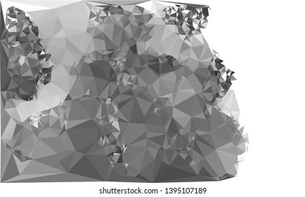 Low polygonal mosaic texture. Abstract pattern