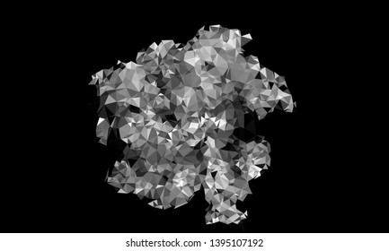 Low polygonal mosaic texture. Abstract pattern