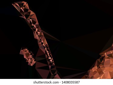 Low polygonal mosaic texture. Abstract pattern. 