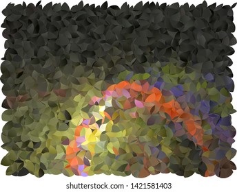 Low polygonal mosaic texture. Abstract pattern.