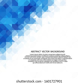 Low polygonal mosaic texture. Abstract pattern.