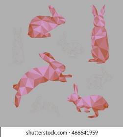 Low Polygonal Rabbits