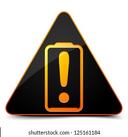 Low power danger sign