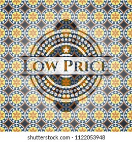Low Price arabesque emblem. arabic decoration.