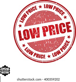 Low price grunge stamp.Vector