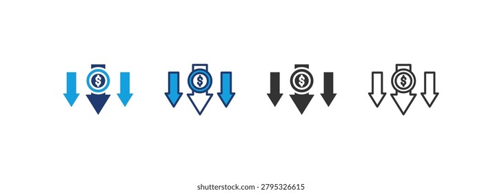 Low Price Icon Set Multiple Style Collection