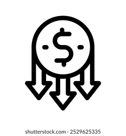 Low Price Icon Vector Symbol Design Illustration