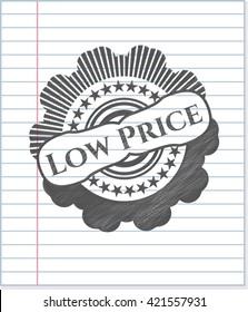 Efecto de lápiz de bajo precio