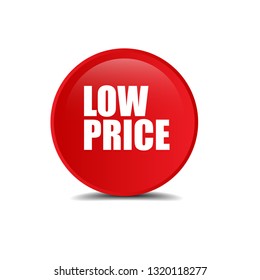 low price sticker,label, banner.red color