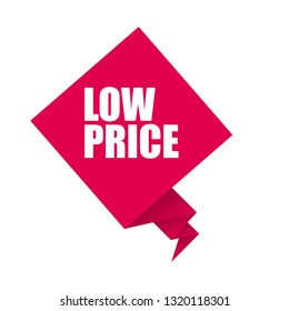 low price sticker,label, banner.red color