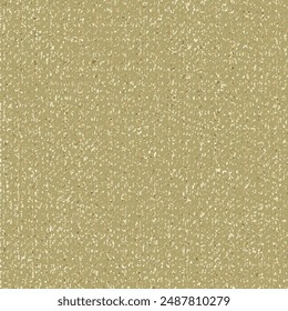 Low quality cotton fabric. Brown coarse cloth with white flecks. Rough textile texture background. Abstract vector seamless.