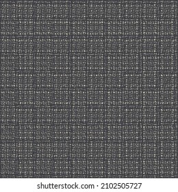 Low quality textile, woven from flax or cotton. Rough gray fabric with a subtle plaid pattern.