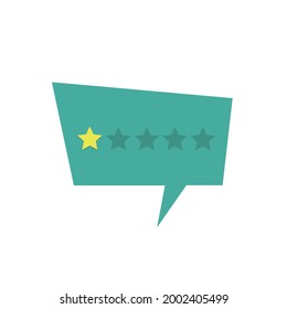 Low rate on the star rate concept. Stock vector