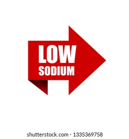 Low Sodium Label Sign Stickers Stock Vector (Royalty Free) 1335369758 ...