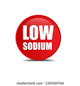 Low Sodium Label Sign Stickers Stock Vector (Royalty Free) 1335369764 ...