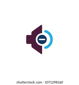 Low Sound Icon Design