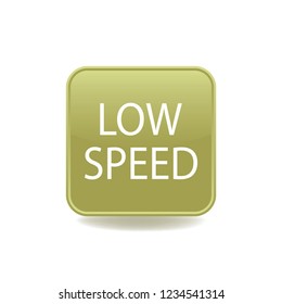 Low speed vector button, web design element